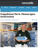 see our road sign at greek festivals