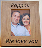 Yiayia and Pappou (Grandmother and Grandfather) Greek Picture Frames in English - Kantyli.com  - Custom Greek Gifts - Δώρα στα Ελληνικά