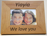 Yiayia and Pappou (Grandmother and Grandfather) Greek Picture Frames in English - Kantyli.com  - Custom Greek Gifts - Δώρα στα Ελληνικά