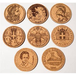 Greek Drachma Coin Art Engraved