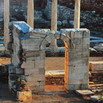 Architectural ruins shown on full frame from Athens book.