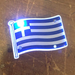 Greek Flag blinkie light