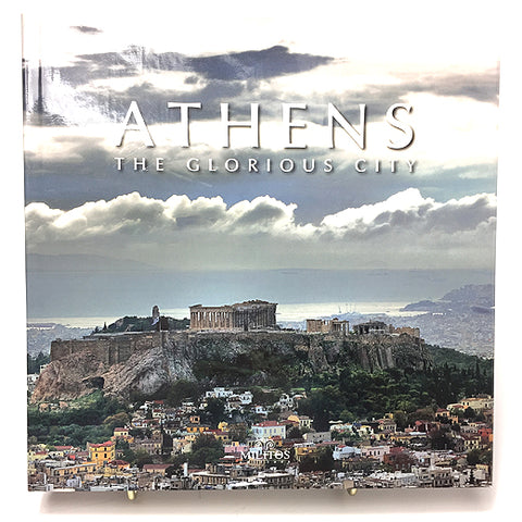 Athens book cover showing the hill where the Parthenon is situated. 