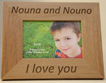 Nouna and Nouno (Godmother and Godfather) Greek Picture Frames in English - Kantyli.com  - Custom Greek Gifts - Δώρα στα Ελληνικά