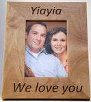 Yiayia and Pappou (Grandmother and Grandfather) Greek Picture Frames in English - Kantyli.com  - Custom Greek Gifts - Δώρα στα Ελληνικά